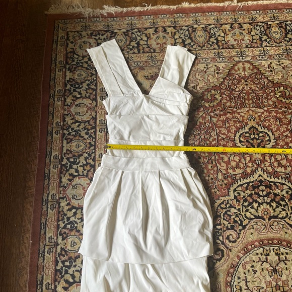 Preen By Thornton Bregazzi Bodycom Dress in White - Picture 5 of 7